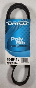 Serpentine Drive Belt Dayco 5040418 OEM 4PK1062 Poly Rib Quiet Design USA - Picture 1 of 5