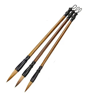 Chinese Calligraphy Brush Writing Drawing Watercolor Ink Brushes Hubi Paintin... - Picture 1 of 7