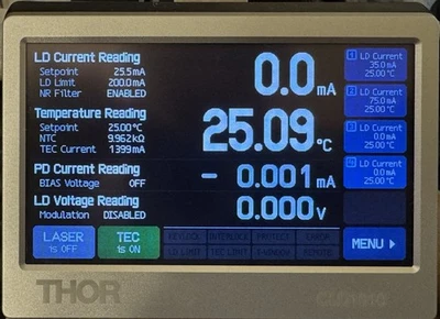 Thorlabs CLD1010LP Compact Laser Diode/Temperature Controller - Image 1 of 4