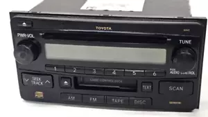 03 04 05 Toyota MR2 Spyder Radio Stereo CD Cassette Player Receiver 8612017380 - Bild 1 von 11