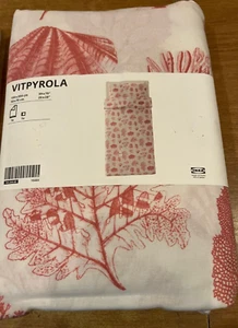 Ikea Vitpyrola Single Duvet cover & Pillow Case 150x200cm Coral Seashells - Picture 1 of 5