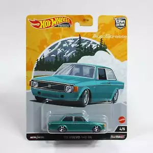 Hot Wheels Premium Car Culture Auto Strasse 4/5 '73 Volvo 142 GL Negro - Imagen 1 de 1