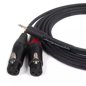 Conector estéreo Mogami 2965 de 3,5 mm a 2x cable divisor XLR hembra. - Imagen 1 de 1