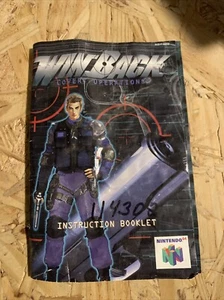 winback covert operations n64 manual - Picture 1 of 4