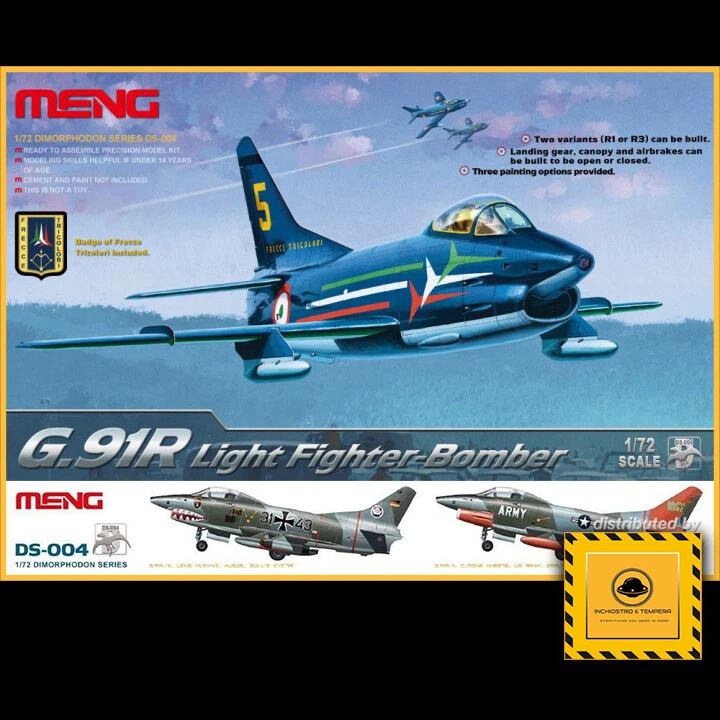 Meng - 1/72 Model Kit | Fiat G.91R Light Fighter-Bomber - Immagine 1 di 1