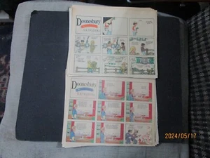 Doonesbury 37 Sunday Half Pages 1984,85 G.B TRUDEAU - Picture 1 of 1