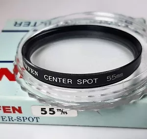 55mm Tiffen Center Spot CS Lens Filter Japan Genuine New Round 55 mm E55 E-55 - Picture 1 of 5