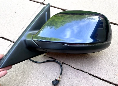 Espejo retrovisor eléctrico izquierdo Audi Q5 2009-2016 centavo automático azul marino OEM Foto 1 de 4