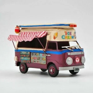 Decorative Delivery Van for Ice-Cream Shop Retailer Blue and White 1/20 Diecast - Picture 1 of 5