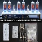 KIT Nixie Tubes Clock IN-16 All parts 12/24H Slot Machine Timer USB Temeperature