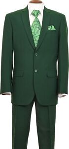Men’s Formal Regular Fit Suit 2 Piece Two Button   Jacket & Pants 702P