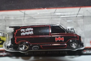 NEW Hot Wheels Premium Pop Culture BATMAN 1985 CHEVY ASTRO VAN HVJ48 1:64 Car - Picture 1 of 2