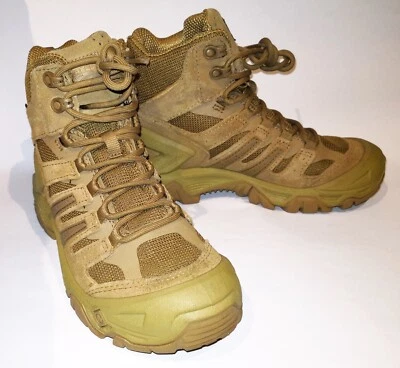 Merrell Hombre Talla 6.5 Adolescente Táctico Senderismo Impermeable Color Arena Botas Altas   Foto 1 de 4