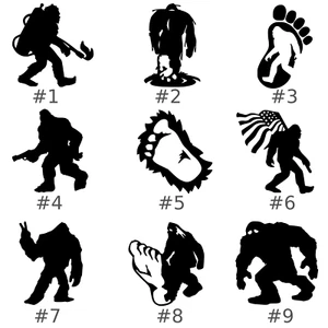 Big Foot Sasquatch Pacific North West Vinyl Decal Sticker Car Wall Window Laptop - Picture 1 of 21