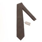 Tom Ford Nwt Neck Tie In Brown/Green Herringbone Wool/Silk Blend Made In Italy