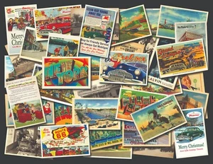Lot Of 40 Postcards Unused - Picture 1 of 6