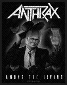ANTHRAX - Patch Aufnäher - Among the living 10x7cm - Picture 1 of 1