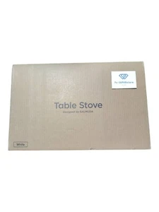 BALMUDA KGS01JP-WH Black Cassette stove table stove gas stove slim cool NEW - Picture 1 of 6