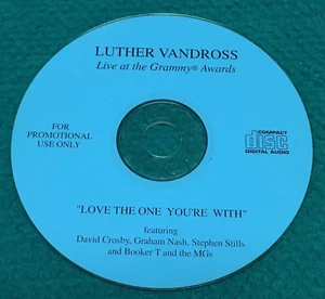 LUTHER VANDROSS "Love The One You're With" OOP promo CD SINGLE : Live at GRAMMYS - Picture 1 of 1