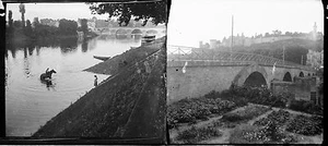 CHINON c. 1920 - 14 Stéréos Verre Indre et Loire - 180 - Picture 1 of 7