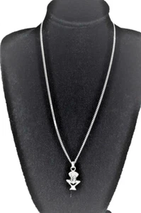 Neu Sterlingsilber Frosch 24" Anhänger Halskette - Bild 1 von 1