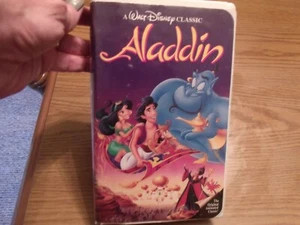 1992 Aladdin VHS Black Diamond A Classic Walt Disney Movie 1662 - Picture 1 of 12