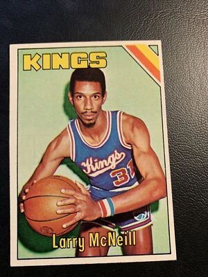 #142 Larry McNeill Kansas City kings￼  1975 76 Topps Cb26 - Image 1 of 3