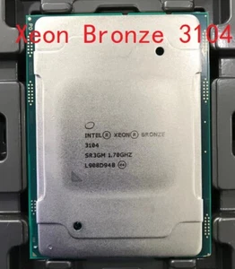 Intel Xeon Bronze 3104 1.7GHz 6Cores 6Threads 8.25MB SR3GM 85W LGA3647 CPU 3104 - Picture 1 of 2