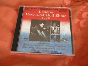 LONDON ROCK & ROLL SHOW 1972 DVD - WITH 24 TRACK CD - L' SUTCH - L' RICHARD ECT - Picture 1 of 7