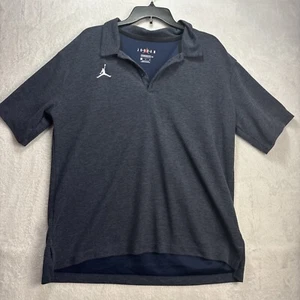 Jordan Golf Polo Short Mens Large Dark Blue Standard Fit - Picture 1 of 7