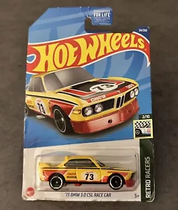 Hot Wheels ‘73 BMW 3.0 CSL Race Car 2/10 Retro Racers 34/250 “NEW” - Picture 1 of 1