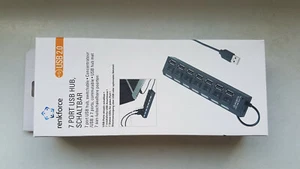 Renkforce 7 PORT USB HUB einzeln schaltbar #P007 - Bild 1 von 2