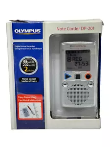 Olympus Digital Voice Recorder Noise Cancel Note Recorder DP-201 Free Shipping - Picture 1 of 12
