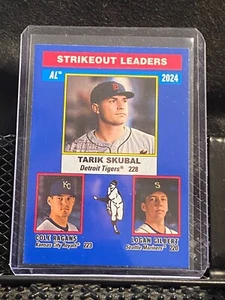 Gilbert / Skubal / Ragans  League Leaders 2025 Topps Heritage Blue Border #204 - Picture 1 of 2