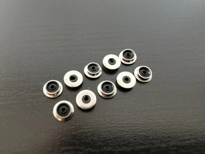 Märklin / Trix  016  Scheibenrad schwarz   5mm   10 Stück   Spur H0 / N / Z - Bild 1 von 2