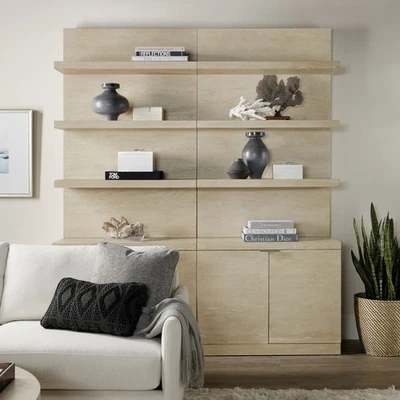 Hooker Furniture 6120-10443-80 Cascade 38"W Informal Moderno Zen - Terreno Taupe Foto 1 de 4