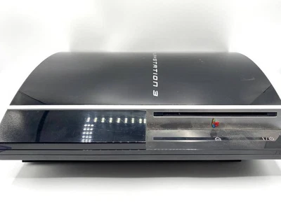 Console Sony PlayStation 3 Fat PS3 Black Per pezzi di ricambio Non funzionante - Immagine 1 di 4