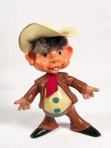 Vintage 1960s Celuloide Plastic Bobblehead Nodder Cowboy Western • 10” high - Picture 1 of 16
