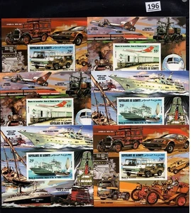 DJIBOUTI EE. UU. - MNH - PERF + IMPERF - TRANSPORTE - TRENES - AVIONES - BARCOS - 1982 - Imagen 1 de 1