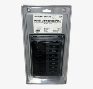 Blue Sea Systems 10127, Power Distribution Panel , 8 Position - 12V - Picture 1 of 5