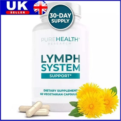 PureHealth Research Lymph System - Reduce Swelling Lymphatic Support Supplement