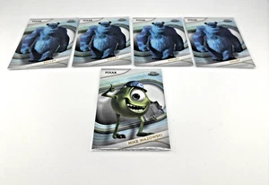 2025 Topps Chrome Disney Monsters Inc Mike Wazowski #5 & Sulley #6 - 5 Card Lot - Picture 1 of 4