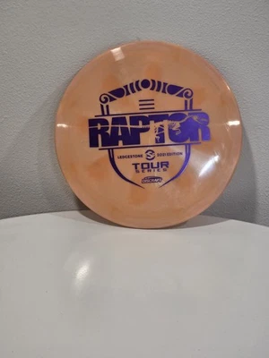 Discraft Ledgestone 2021 Tour Series ESP Swirl Raptor 173-174g Lightly Used - Image 1 of 3