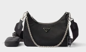 Prada Re-Edition 2005 Re-Nylon and Saffiano Shoulder Bag Box + Paperwork - Bild 1 von 17