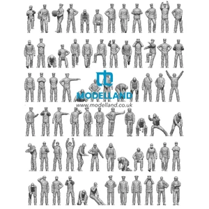 1:200 US Navy Modern Personnel Set – 72 Resin Figures ION U200-003 - Picture 1 of 8