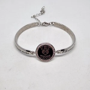 Vet Tech Bracelet Animal Lover Bling Silver Tone - Picture 1 of 5