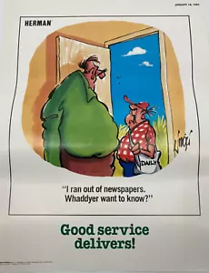Poster Herman Buon servizio consegne 18 gennaio 1993 - Foto 1 di 6