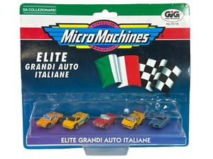 Micro Machines Elite Grandi Auto Italiane GIG Italy 75116 Ferrari MOC 1995 - Picture 1 of 12
