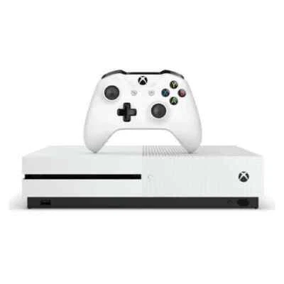 Microsoft Xbox One S 500GB Console with Wireless Controller - White - Image 1 of 3