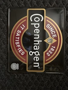 Original COPENHAGEN SNUFF BLACK METAL SIGN TOBACCO 14 x 18 - Picture 1 of 2